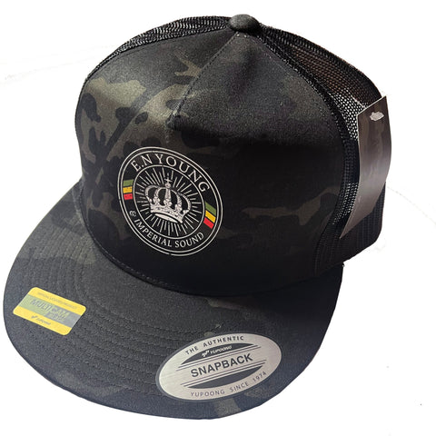 E.N Young & Imperial Sound Snapback (Black Camo )