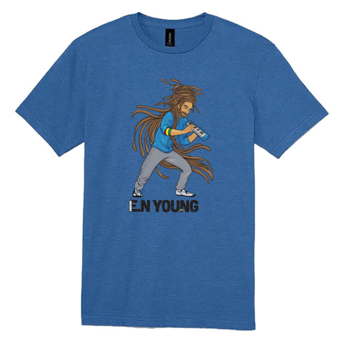 YOUTH TEE E.N Young Cartoon  (BLUE)