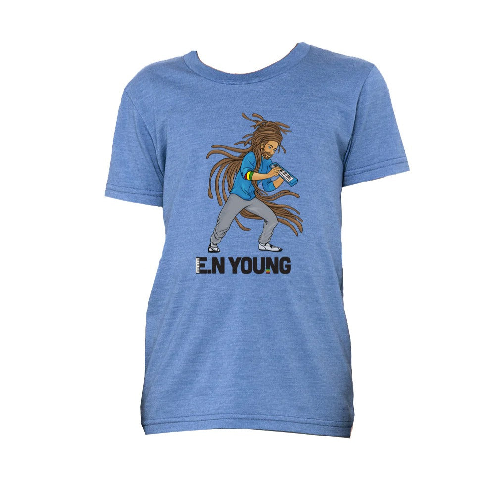 YOUTH TEE E.N Young Cartoon Logo (BLUE)