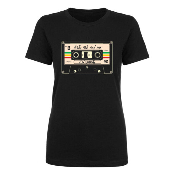 Women's Tee Strictly Roots (Black) – E.N Young (store)