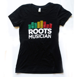 Women's Roots Musician Tee (Black)