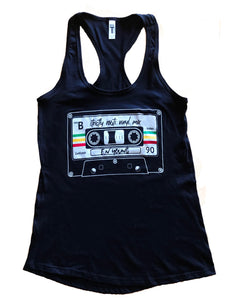 Women's Strictly Roots Tape Tank (Black)
