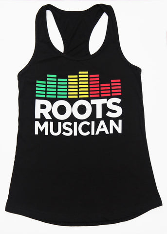 Women's Roots Musician Tank (Black)
